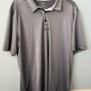 Oakley Men's Gray Polo Shirt